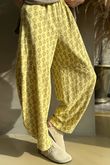 Indira Classic Barrel Pant Soft Ochre & Deep Ochre